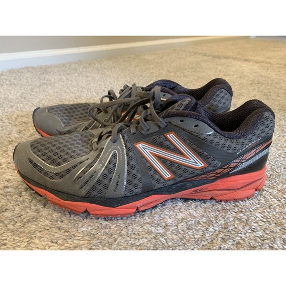 New Balance Mens Baddeley 890 V2 M890SR2 Gray Running Shoes Sneakers Size 11.5 D - Picture 2 of 8